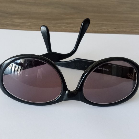 Jones New York Eyeglasses Sunglasses Oval Frame Ladies Vintage Black - Picture 1 of 5